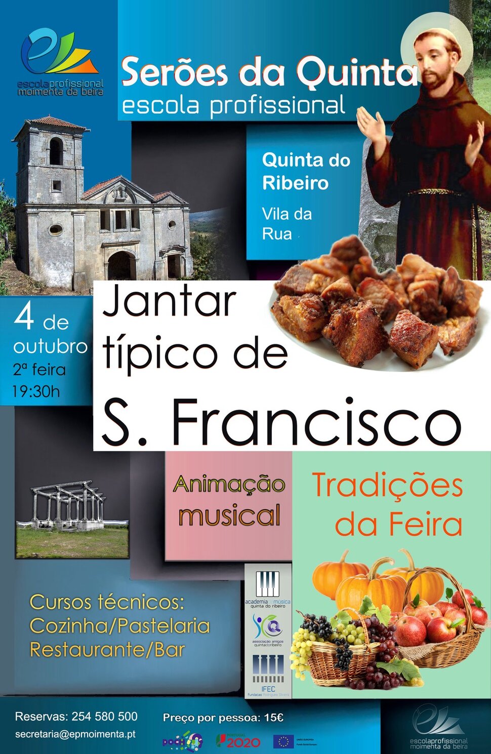 CARTAZ serões da quinta epm2021 São Francisco